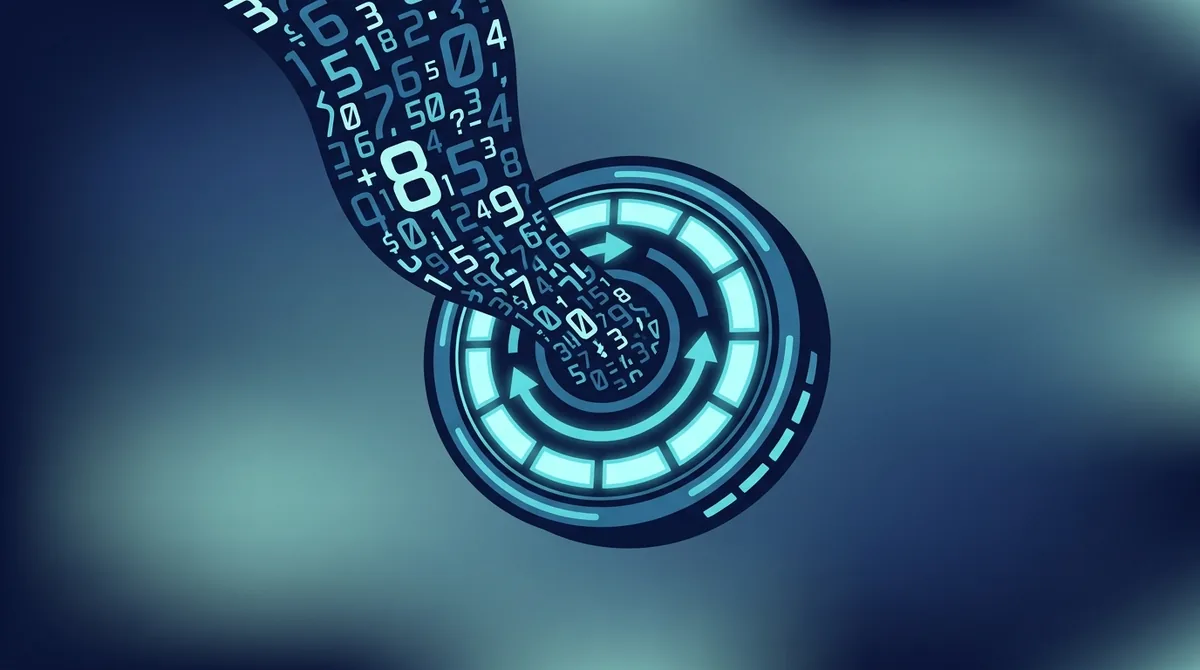 Wyświetlacz zegara cyfrowego przewijający się od 03:14:07 UTC 19 stycznia 2038, ilustrujący przepełnienie 32-bitowego czasu Unix ze znakiem